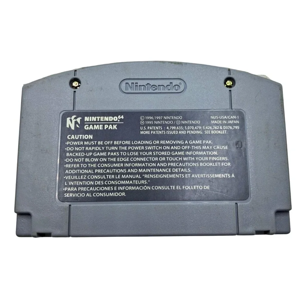 Nintendo NFL Quarterback Club 98 N64‎ Grey Cartridge Brett Favre Sports Game